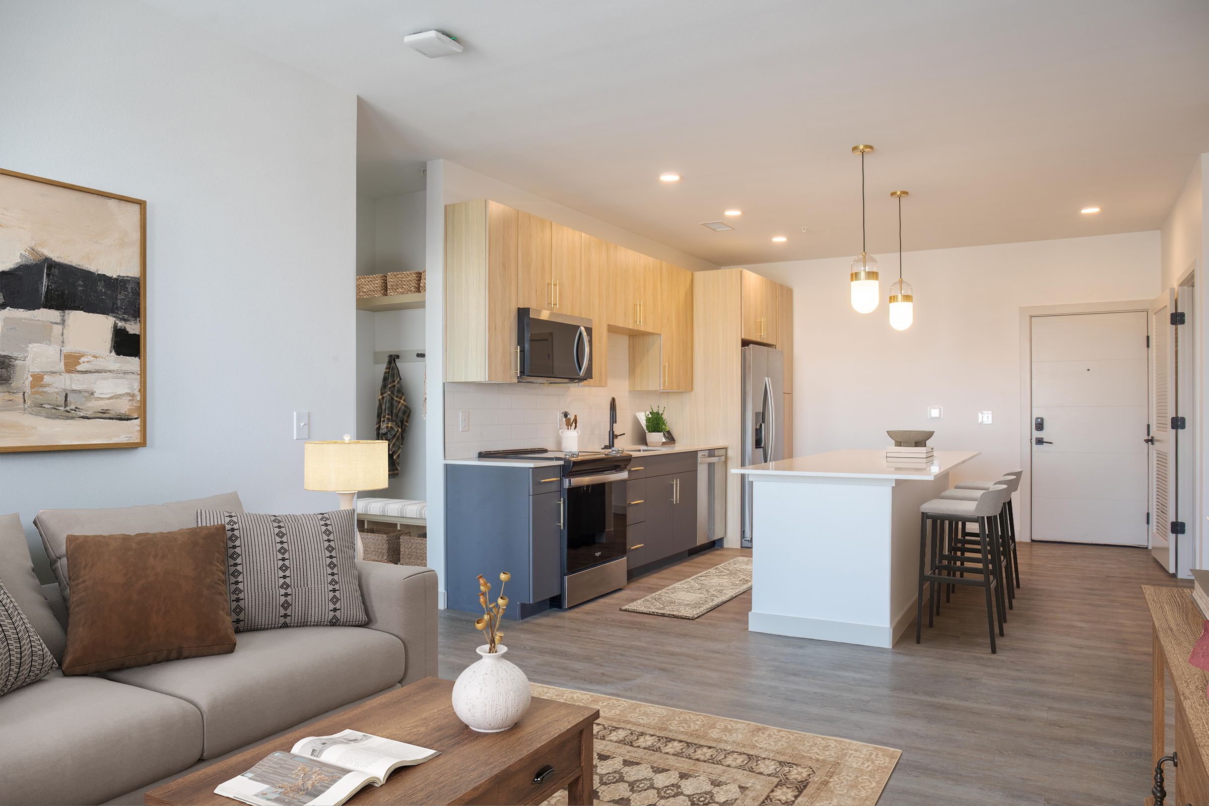 Living Room and Kitchen